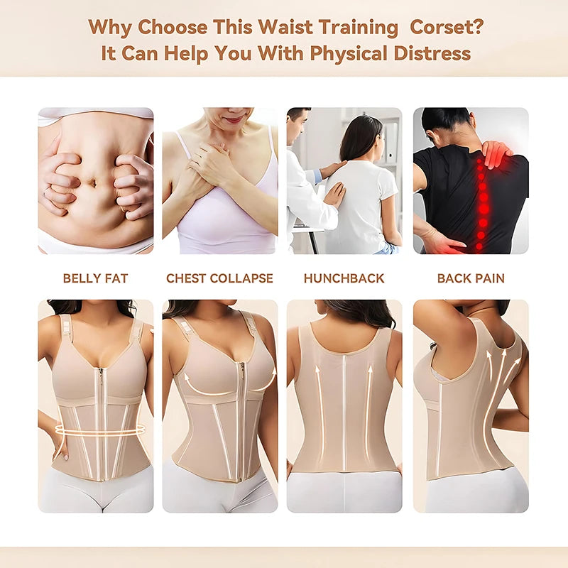 Waist Trainer met Ingebouwde BH