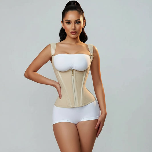 Waist trainer met schouderbandjes