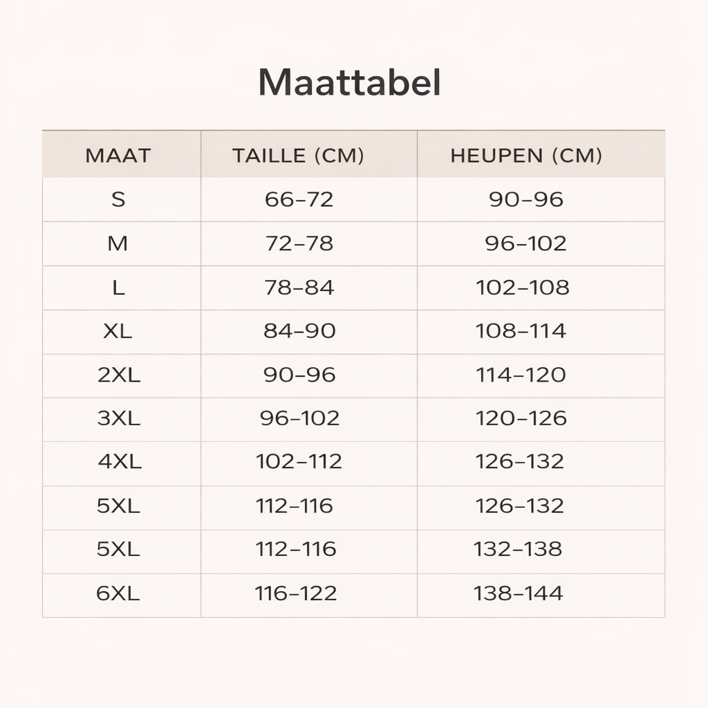 Halve Faja – Lift voor de billen & platte buik effect