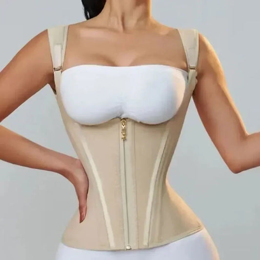 Waist trainer met schouderbandjes