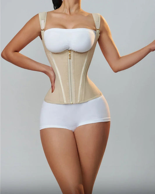 Waist trainer met schouderbandjes